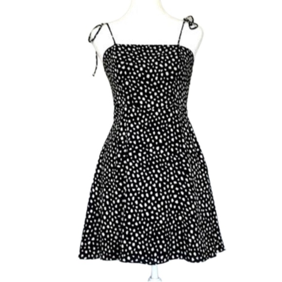 lola grace Dresses & Skirts - Lola Grace black and white polka dot print dress size large